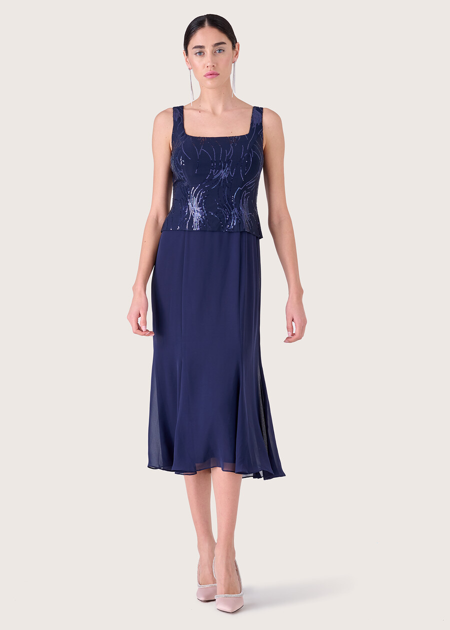 Carla armhole dress BLU MARINA Woman , image number 2