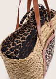 Borsa a cesta Banis in 100% paglia BEIGE LIGHT BEIGE Donna immagine n. 3