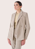 Guenda giacca in velluto ROSSO BORDEAUXBEIGE GREIGEBLUE OLTREMARE Donna immagine n. 2
