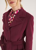 Clotilde belted wool-blend coat VERDE ALGAROSSO CHIANTI Woman image number 3