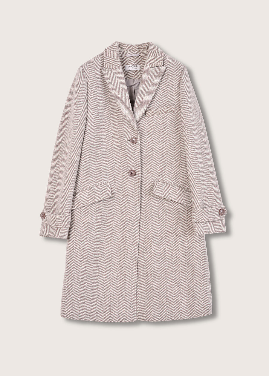 Colet woolen coat GRIGIO TORTORANERO BLACK Woman , image number 6