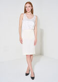 Gonna Gladys a tubino bi-stretch NERO BLACKBEIGE GESSOBLU Donna immagine n. 2