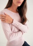 Melody wool sweater with round neck BLU MIDNIGHTCELESTE FIORDALISOVIOLA VINACCIAROSA Woman image number 2