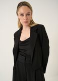 Giacca Cayl corta e finta camicia NERO Donna immagine n. 3