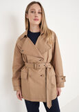 Ted cotton trench coat BEIGEBLU Woman image number 1