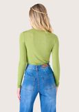 Maglia Stacey in viscosa NERO BLACKBEIGE LATTEBLU LAGUNAVIOLA IRISMARRONE TIERRAVERDE AVOCADO Donna immagine n. 3