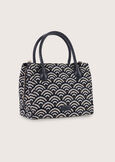Bruna jacquard bag NERO BLACKROSSO CARPET Woman image number 1