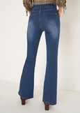Jeans CindyJ-U gamba flare con bottoni oro DENIM MEDIUM DENIM Donna immagine n. 5