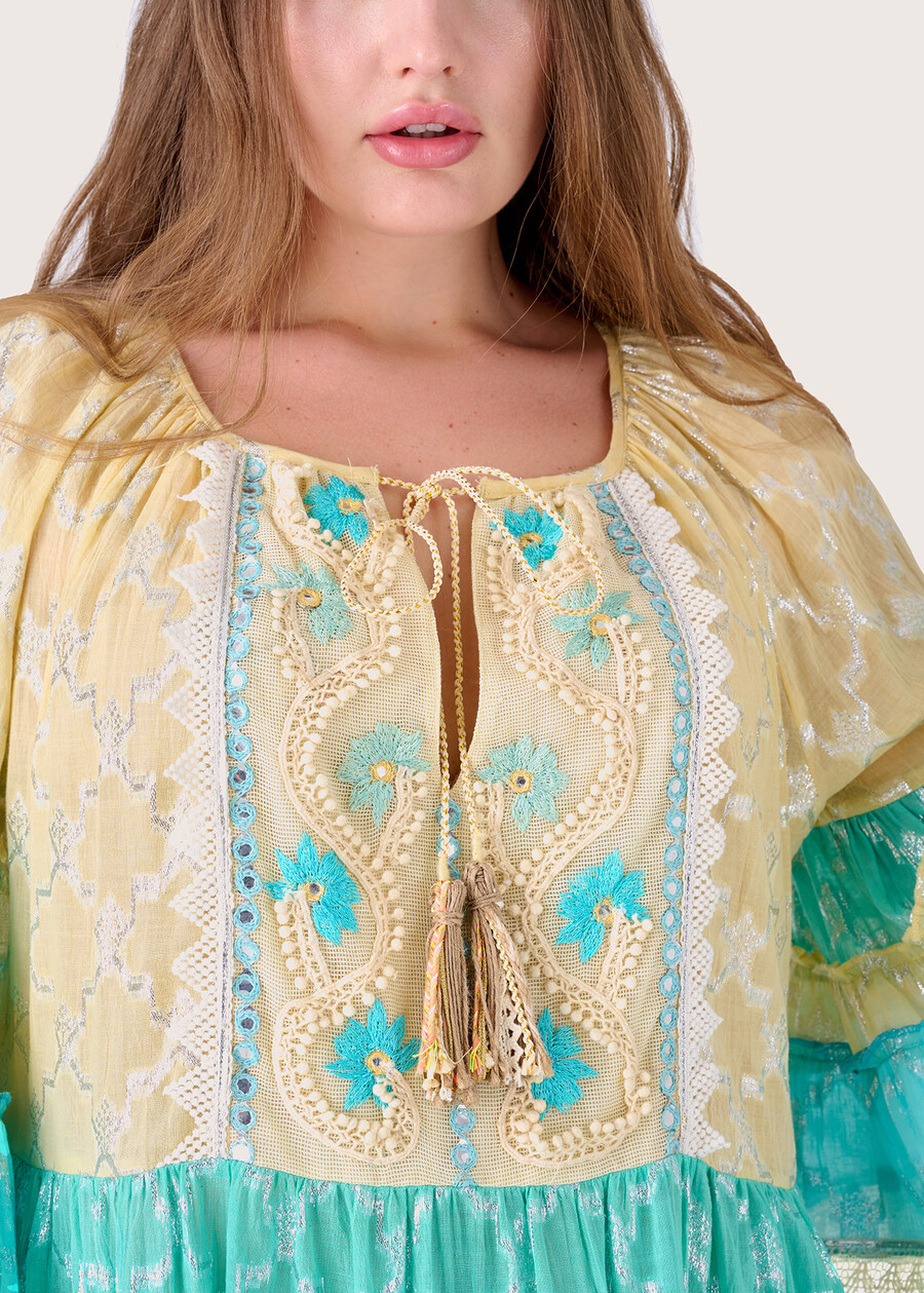 Abito lungo Angela in cotone BLU SURF Donna , immagine n. 2
