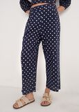 Pantaloni Perk Capri Fantasia BEIGE LATTEBLUE OLTREMARE Donna immagine n. 2