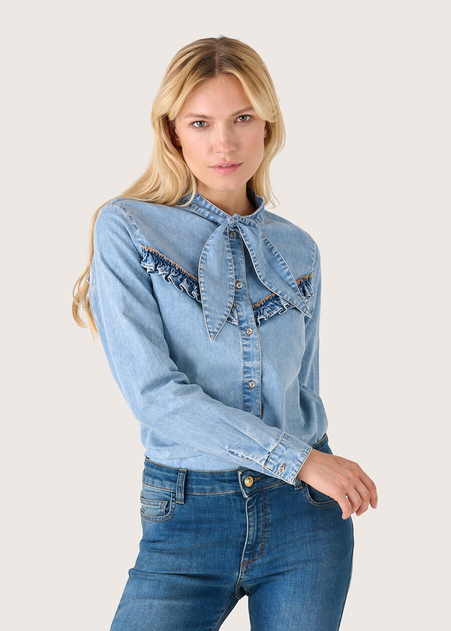 Camicia Carolyn in light denim DENI DENIM Donna , immagine n. 1