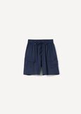 Bermuda Bart Cargo In Cotone BLU NAVY Donna immagine n. 4