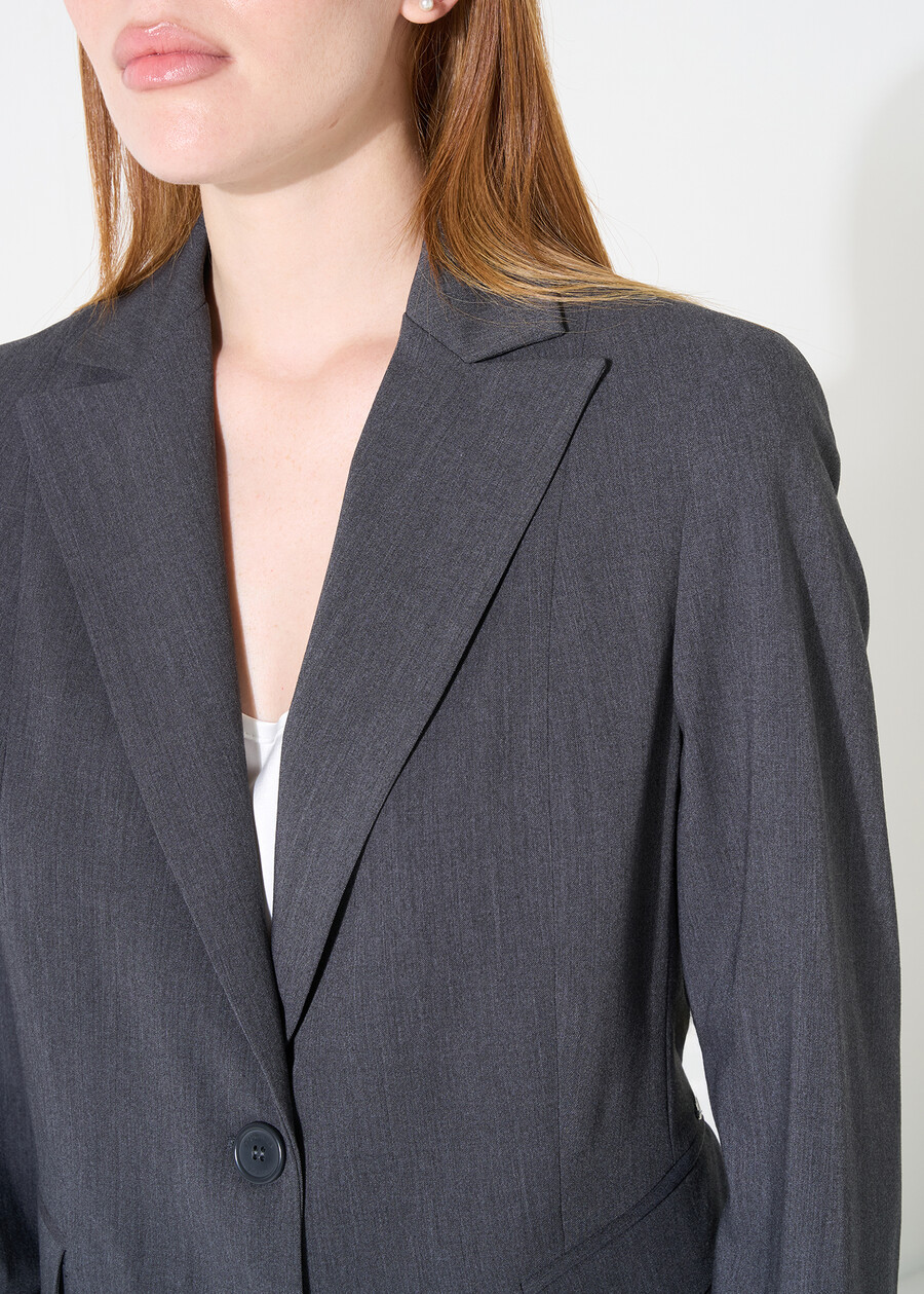 Giacca Gloryas monopetto in lana GRIGIO Donna , immagine n. 3