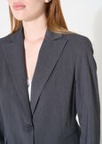 Giacca Gloryas monopetto in lana GRIGIO Donna immagine n. 3