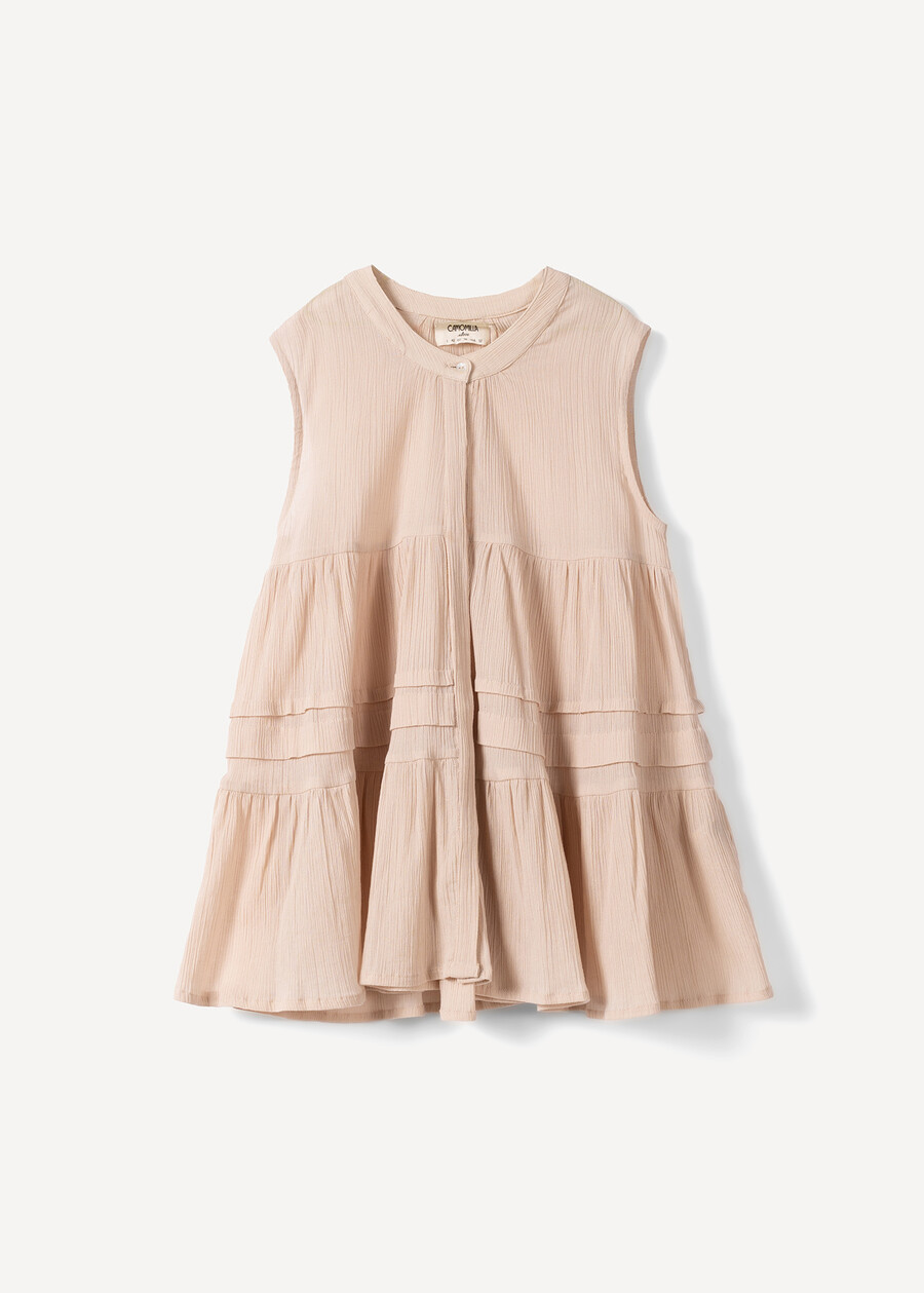 Thor cotton crepe top BEIGEBLU Woman , image number 4
