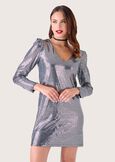 Adele pailettes dress SILVER Woman image number 2