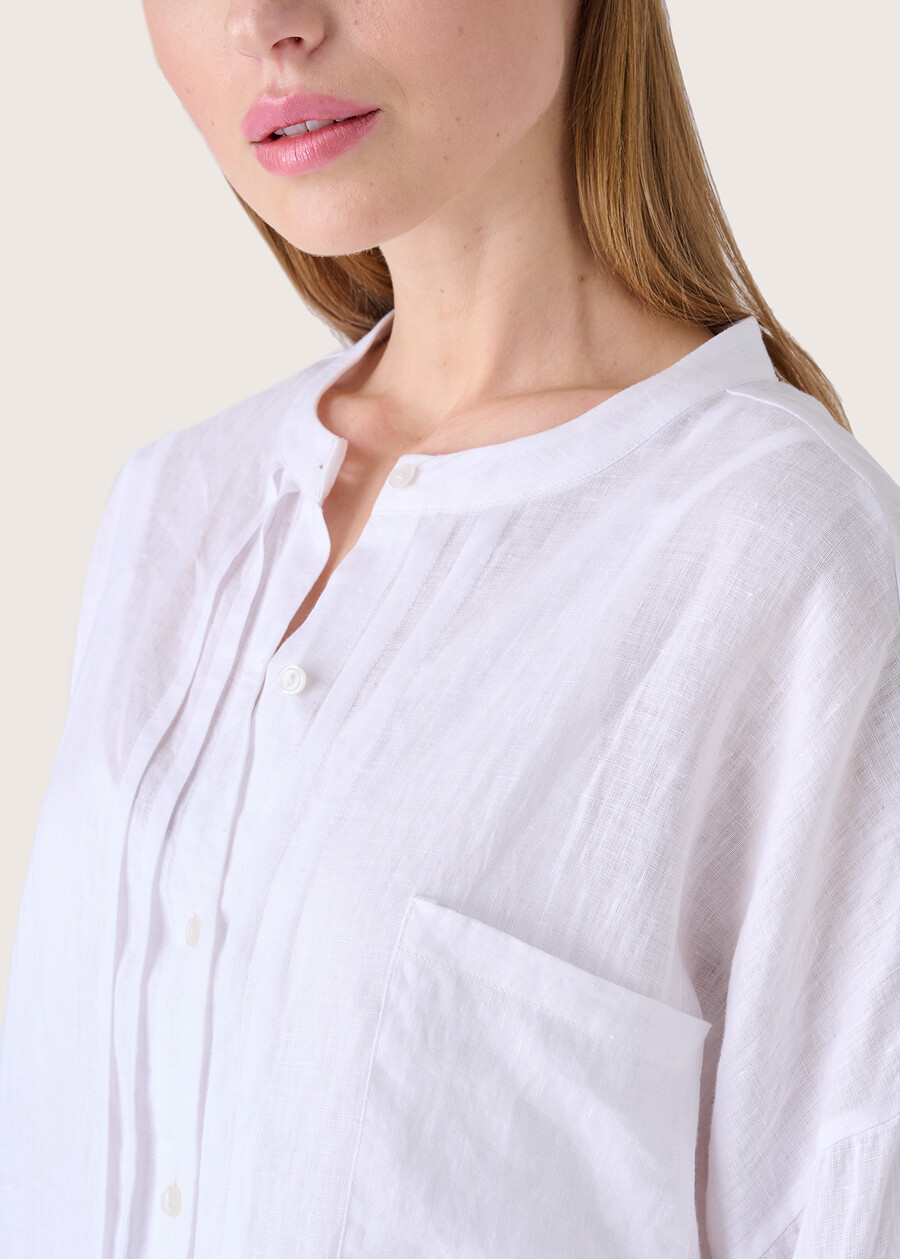 Camicia Cilly 100% lino BIANCO Donna , immagine n. 2