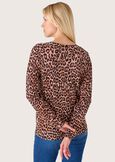 Cardigan Clio con stampa animalier ROSA ROMANTICO Donna immagine n. 3