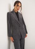 Corduroy Velvet  Suit GRIGIO CENEREVIOLA PURPLE Woman image number 2