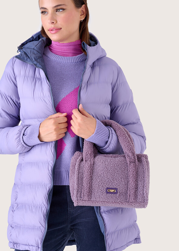 Borsa Bernie in eco-montone VIOLA LILLY Donna null