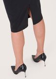 Linda skirt with slit NERO BLACK Woman image number 4