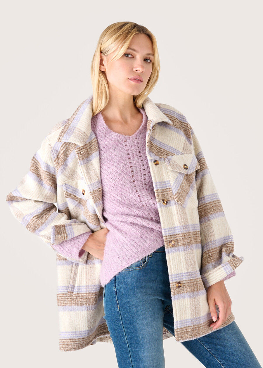 Coprispalle modello camicia Connor BEIGE LANABEIGE LANA Donna , immagine n. 1