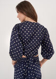Camicia Crop Cool Fantasia BEIGE LATTEBLUE OLTREMARE Donna immagine n. 3