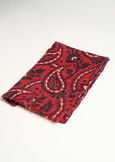 Sophie wool macro paisley scarf ROSSOVERDE Woman image number 2