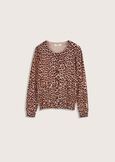 Cardigan Clio con stampa animalier ROSA ROMANTICO Donna immagine n. 4