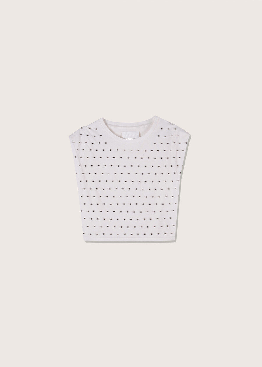 T-shirt Seddy 100% cotone BIANCO Donna , immagine n. 4
