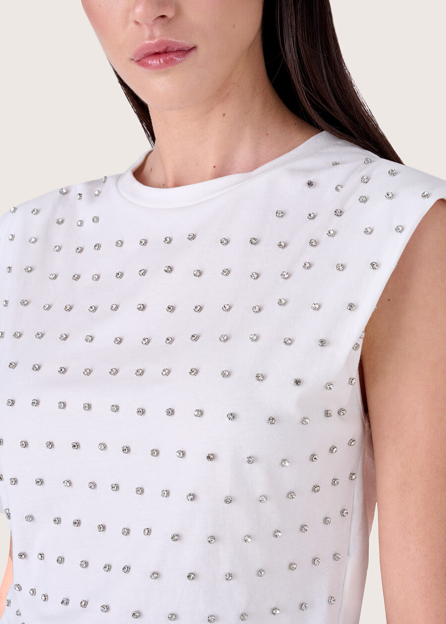 T-shirt Seddy 100% cotone BIANCO Donna , immagine n. 2
