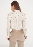 Camicia Camylla in satin BEIGE Donna immagine n. 3