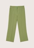 Sara technical fabric trousers VERDE AVOCADO Woman image number 6