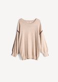 Mirella two-tone knit top GRIGIO TORTORA Woman image number 5