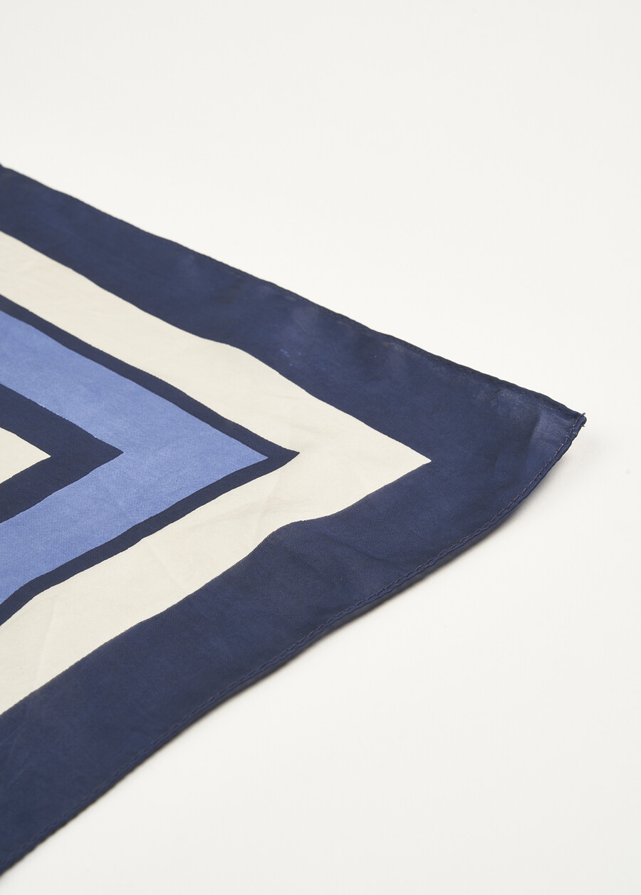 Serma 100% cutro foulard BLUE OLTREMARE Woman , image number 3