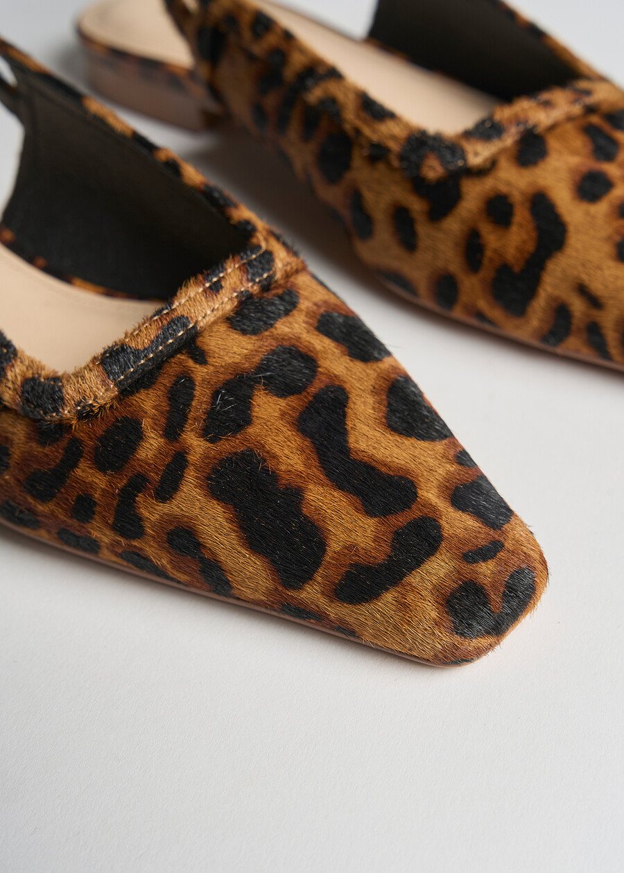 Shana animalier slingbacks NERO BLACK Woman , image number 3