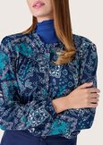 Schio shirt with western cut BLU LAGUNA Woman image number 2