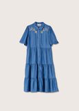 Arav 100% cotton denim dress DENIM Woman image number 4
