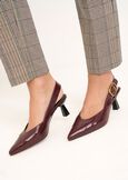 Slingback Smeralda con maxi fibbia ROSSO BORDEAUX Donna immagine n. 1