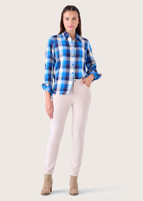 Pantalone Kate in velluto di cotone GRIGIO GRE Donna null