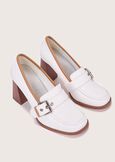 Sax heeled moccasin BIANCO Woman image number 1