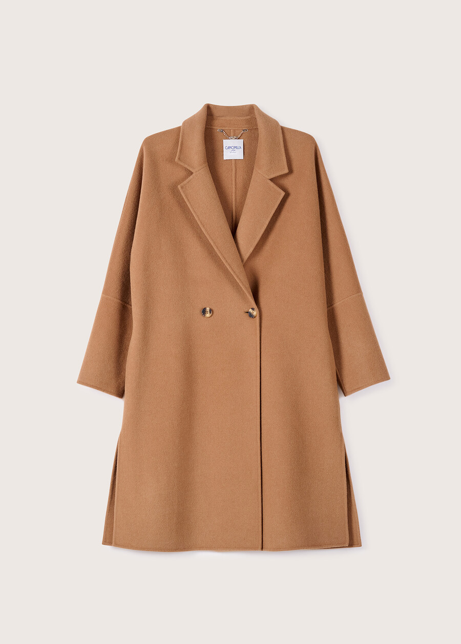Corinne 100% woolen coat NERO BLACKBEIGE CAMMELLO Woman , image number 6