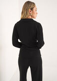 Sahara collared T-shirt NERO BLACK Woman image number 3