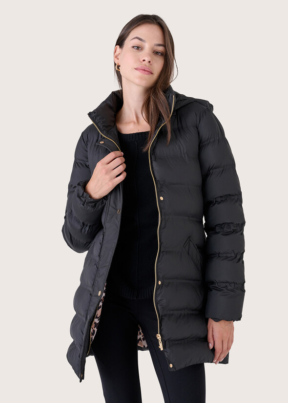Piumino lungo Popey NERO BLACK Donna null