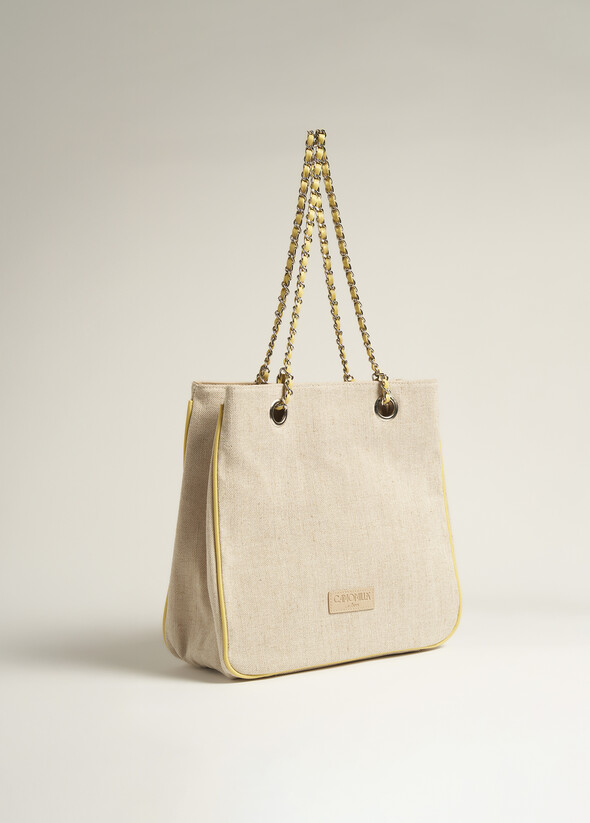 Babila Canvas Shopping Bag BEIGE LIGHT BEIGE Woman null