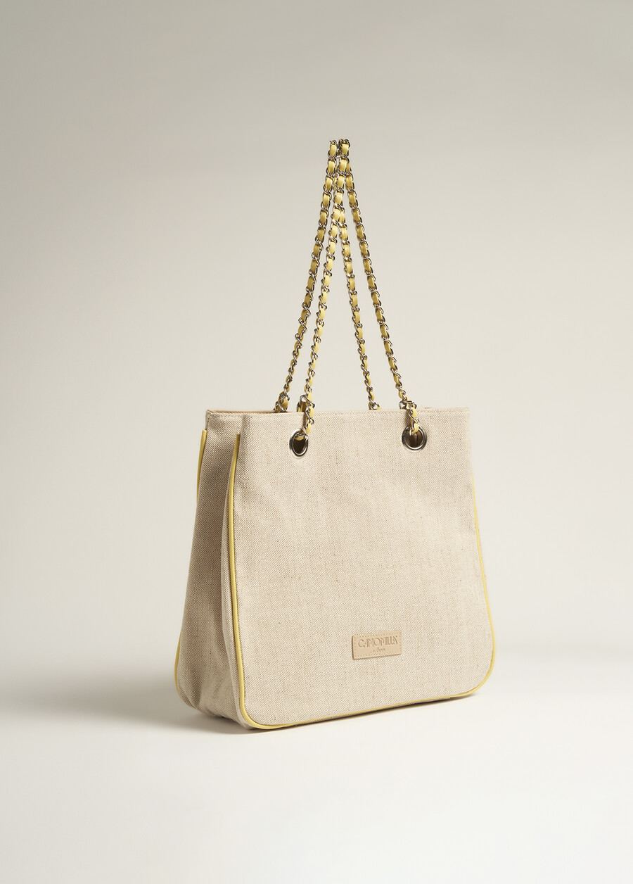 Babila Canvas Shopping Bag BEIGE LIGHT BEIGEBEIGE LIGHT BEIGE Woman , image number 1