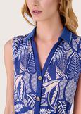 Abito giromanica Azzurra BLU Donna immagine n. 2