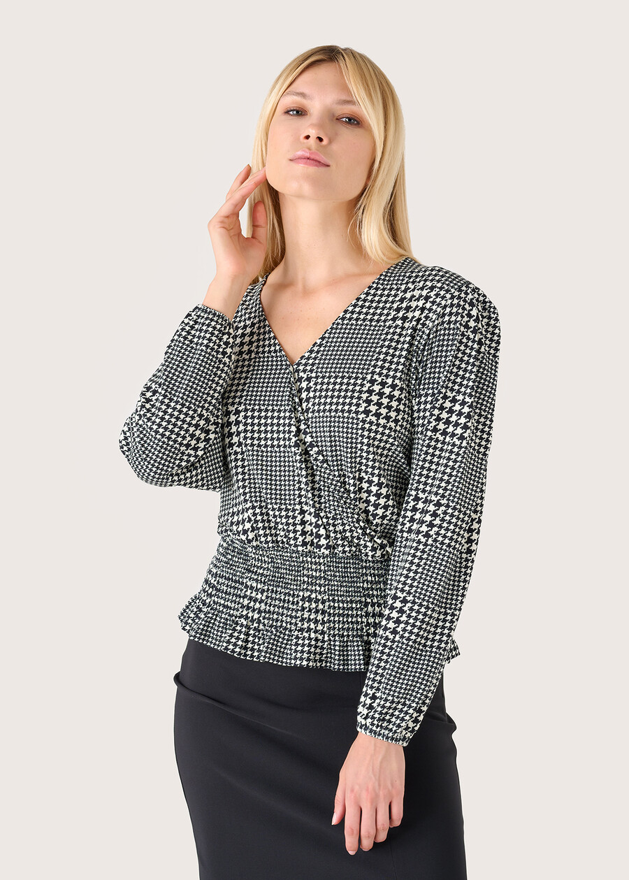 Maglia Samuela pied de poule NERO Donna , immagine n. 1