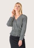 Maglia Samuela pied de poule NERO Donna immagine n. 1