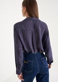 Camicia Campbell in seta e viscosa BLUBEIGE LATTEBLUE TURCHESEVIOLA MULBERRY Donna immagine n. 3